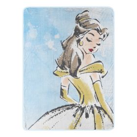 Beauty & The Beast Watercolor Belle