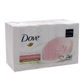 Dove Pink Rose Beauty Bar - 4pk