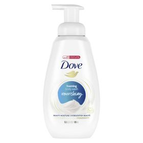 Dove Beauty Moisture Foaming Long Lasting Women's Body Wash All Skin Type, 13.5 fl oz