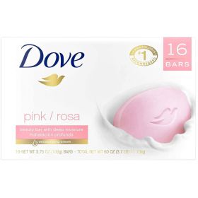 Dove Beauty Bar Soap, Pink (3.75 oz., 16 ct.)