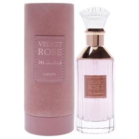 Velvet Rose by Lattafa for Women - 3.4 oz EDP Spray