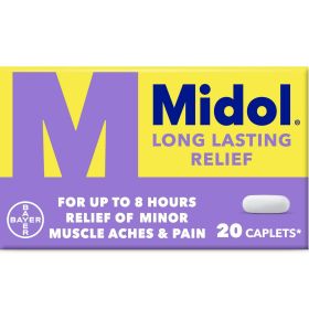 Midol Long Lasting Relief Menstrual Pain Relief Caplets; 20 Count