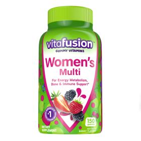 Vitafusion Women's Multivitamin Gummies; Daily Vitamins for Women; Berry Flavored; 150 Count