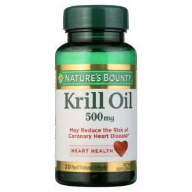 Nature's Bounty Krill Oil Softgels; 500 mg; 30 Count